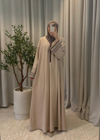 INAYAH SFIFFA ABAYA BROWN