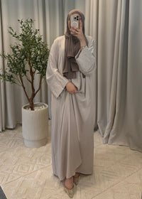 AMINA ABAYA BEIGE