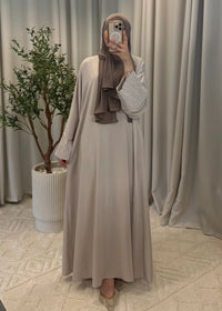 AMINA ABAYA BEIGE