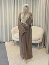 HAJAR ABAYA BROWN