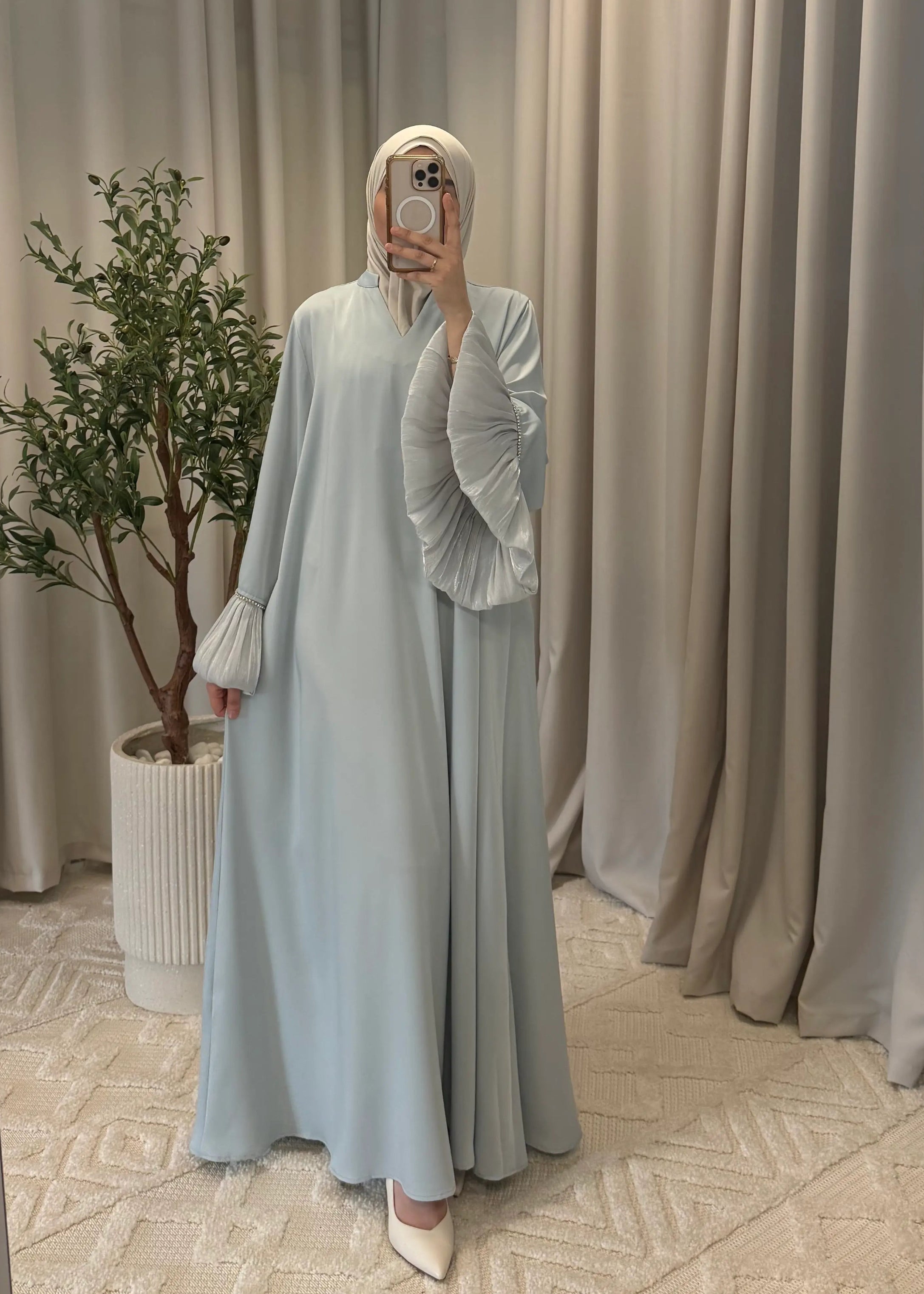 FARASHA ABAYA BLUE