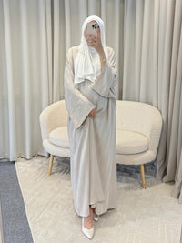 HAJAR BUTTERFLY ABAYA BEIGE