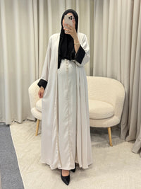 NAHLA SET KIMONO BEIGE