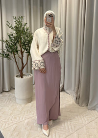 ALINA SKIRT PANTS SET ORCHID