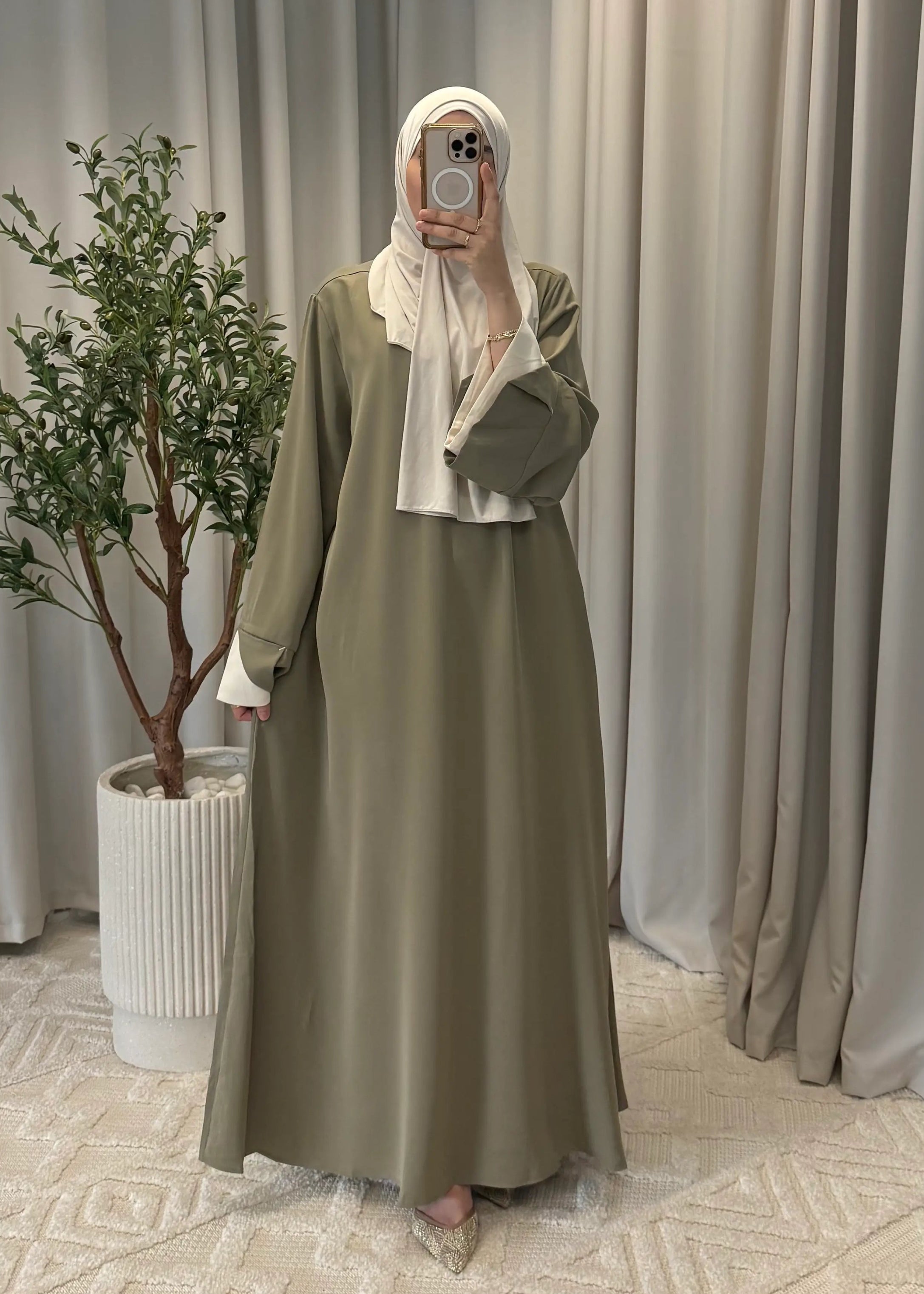 ABAYA OLIVE FARAH