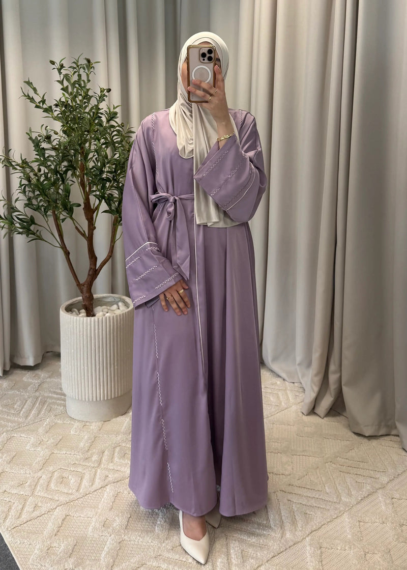 SABAH ABAYA LIGHT VIOLET