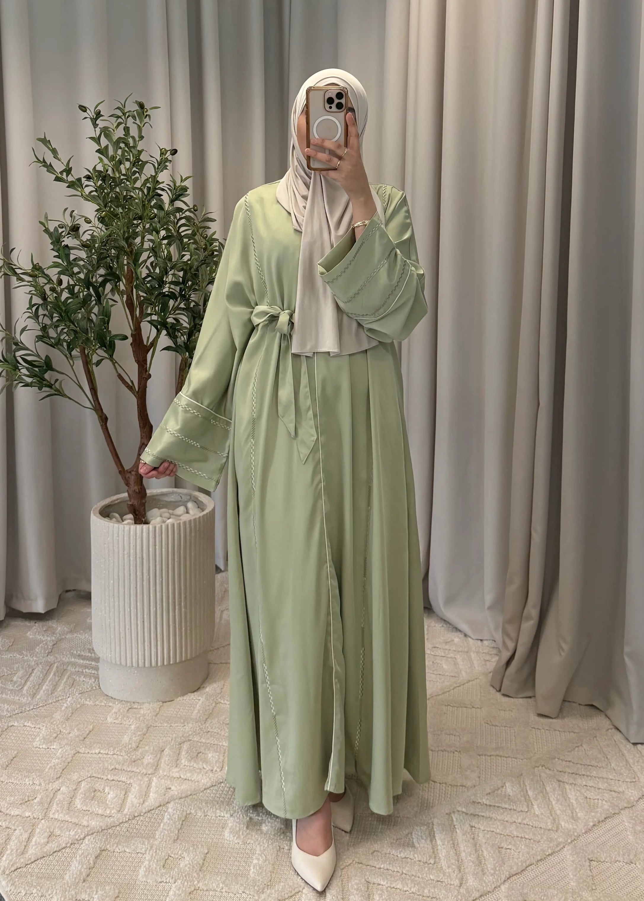 SABAH ABAYA GREEN