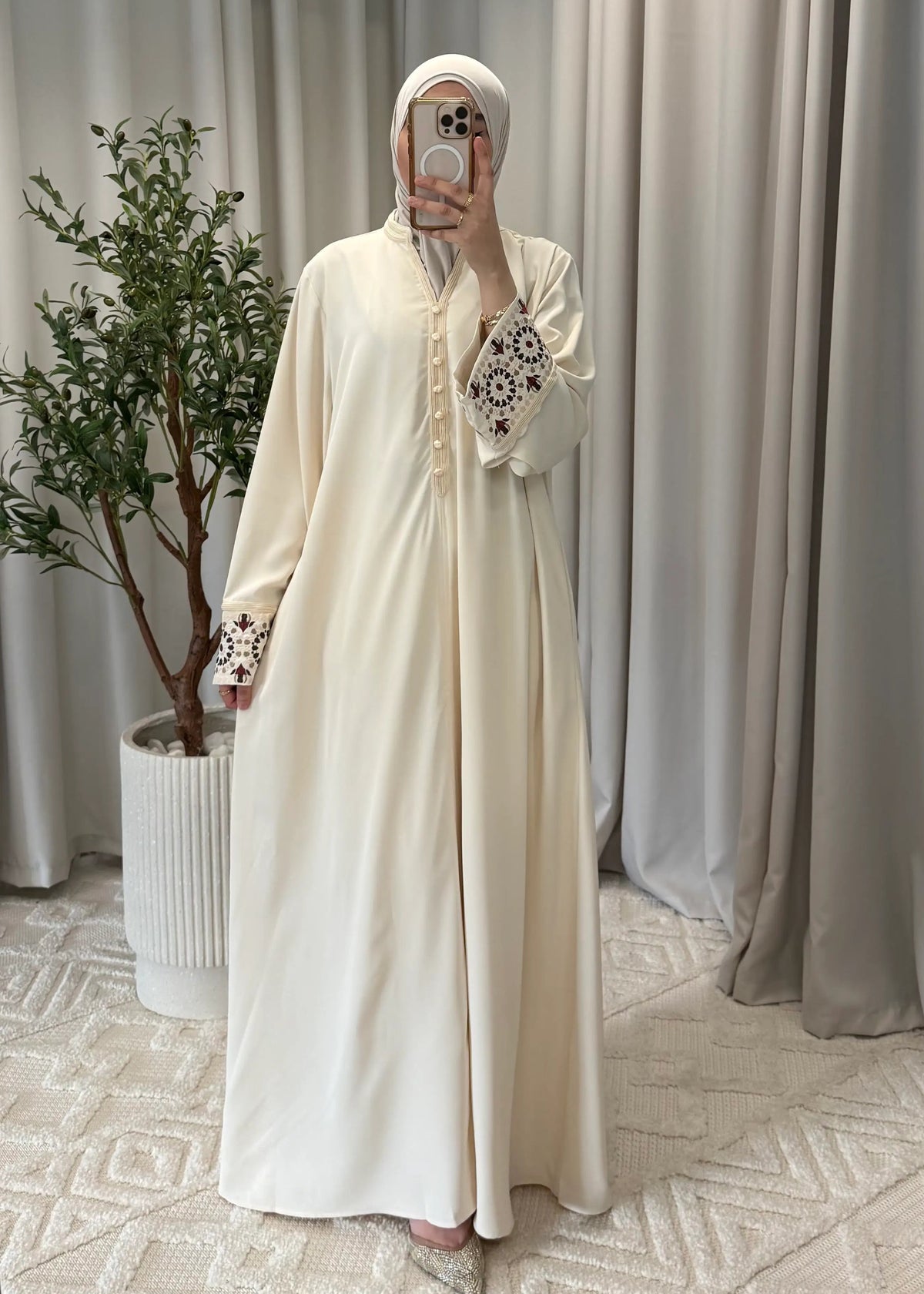 ALINA ABAYA CREAM 