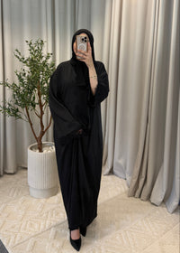 RADIA ABAYA LACE BLACK