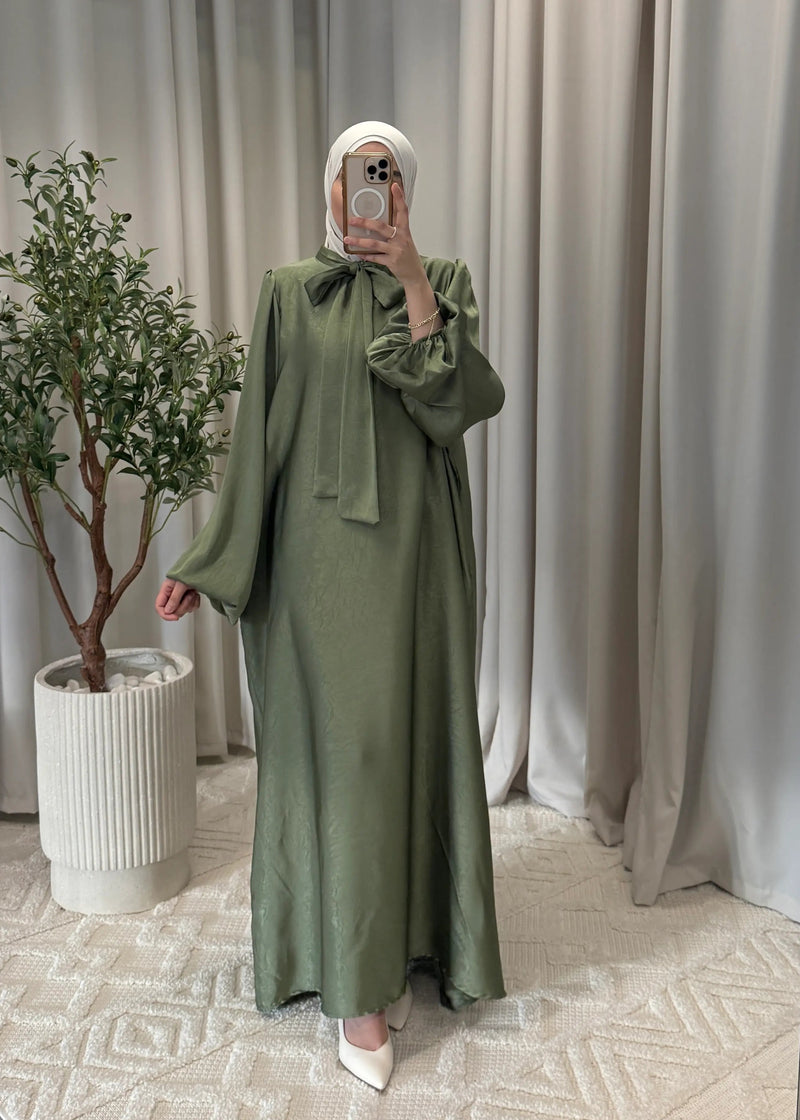 LEYLA DRESS ARMY GREEN