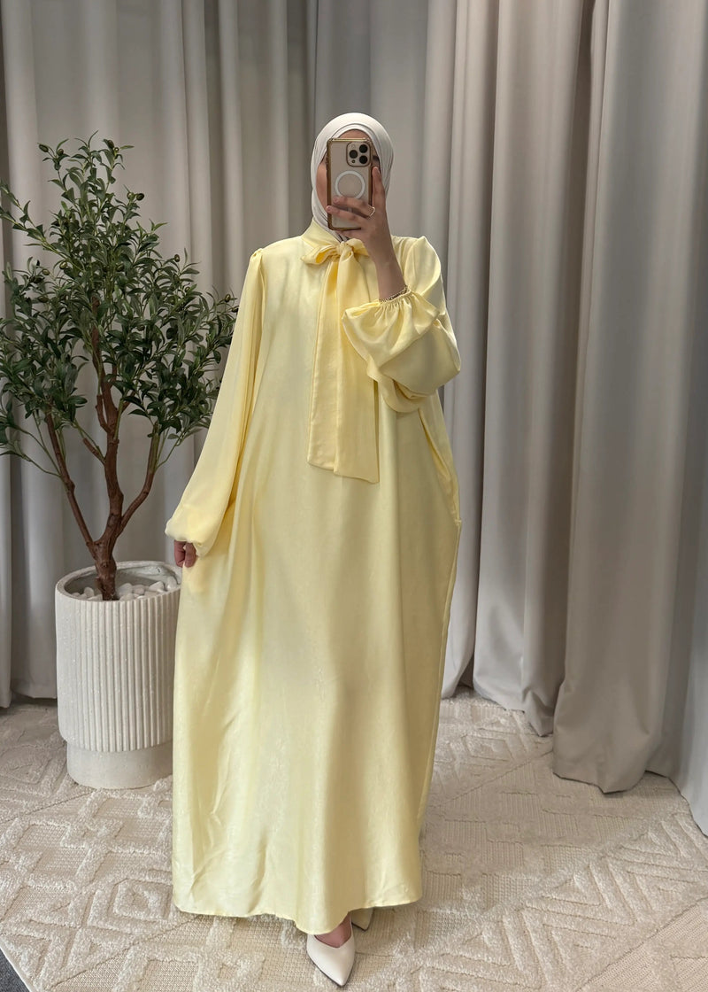 LEYLA ABAYA YELLOW