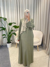 Alina abaya green