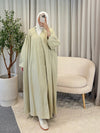 NAFISA COTTON DRESS GREEN