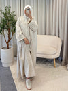 NAFISA COTTON DRESS BEIGE