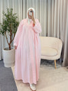 NAFISA COTTON DRESS PINK