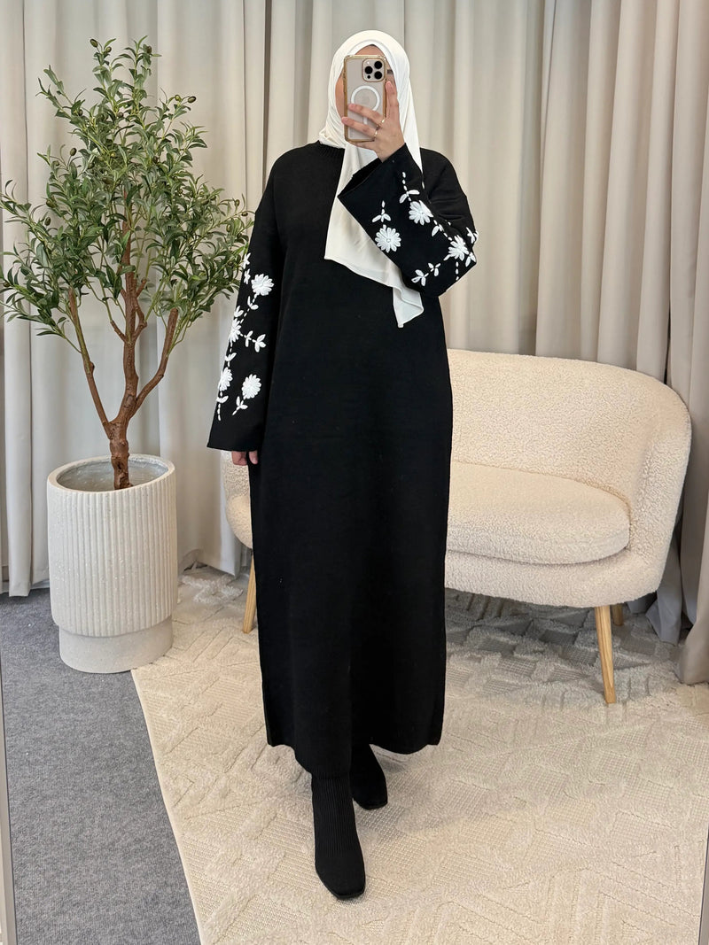 SOHA SWEATER DRESS BLACK