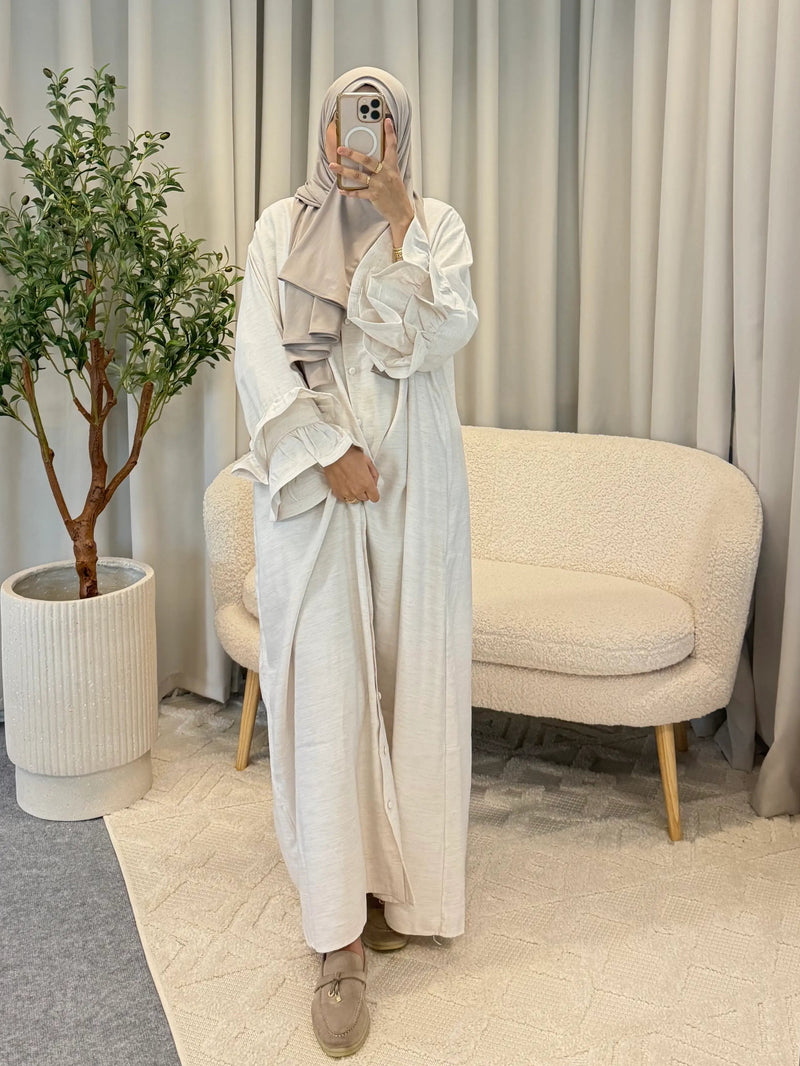 NABILA DRESS BEIGE