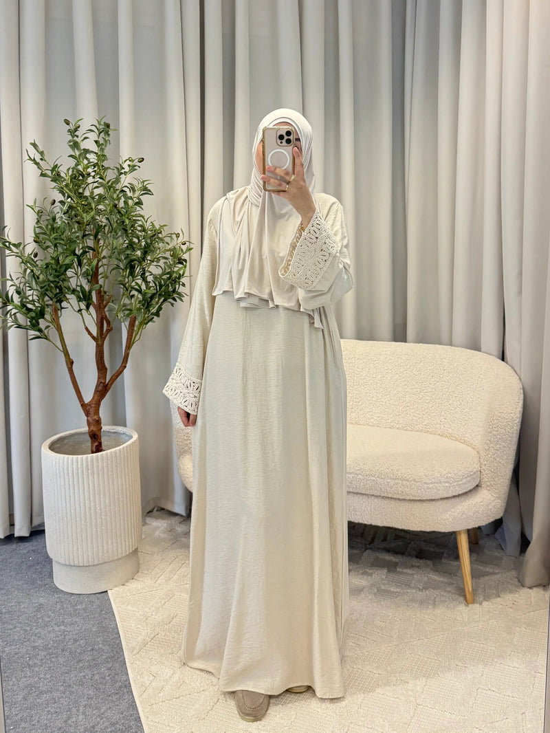 FATIHA ABAYA BEIGE