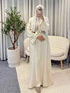 FATIHA ABAYA BEIGE BELT