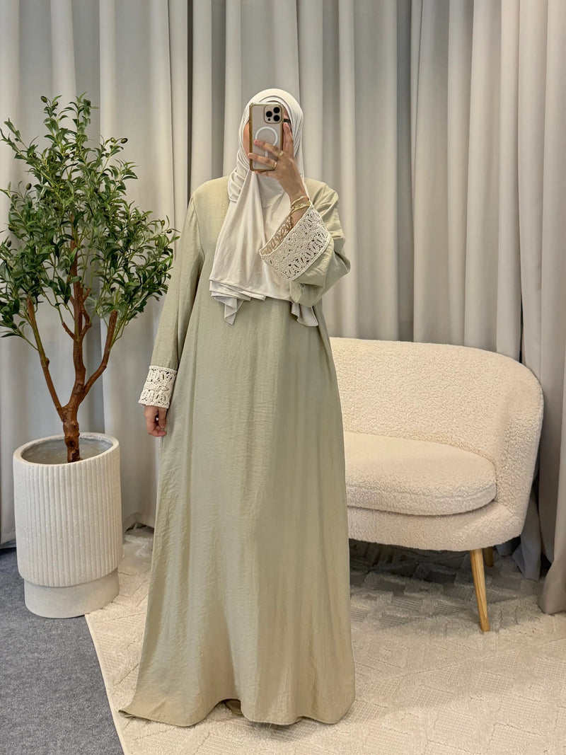 FATIHA ABAYA GREEN 