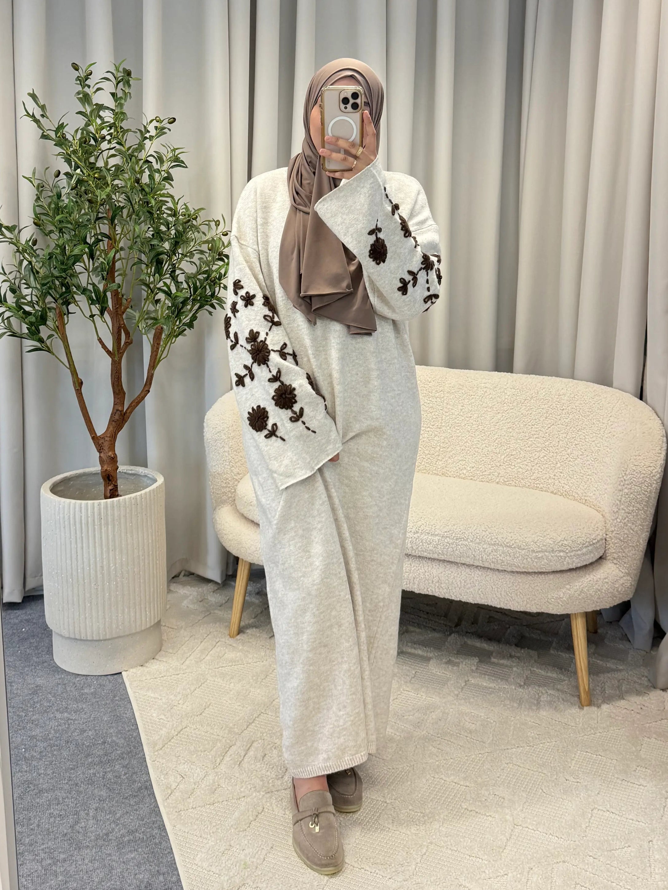SOHA SWEATER DRESS CREAM